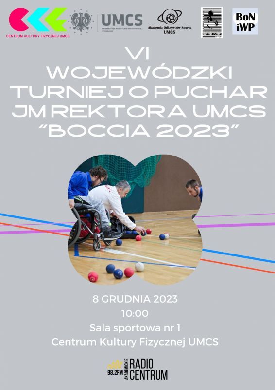Boccia 2023 - Wojewódzki Turniej o Puchar Rektora UMCS