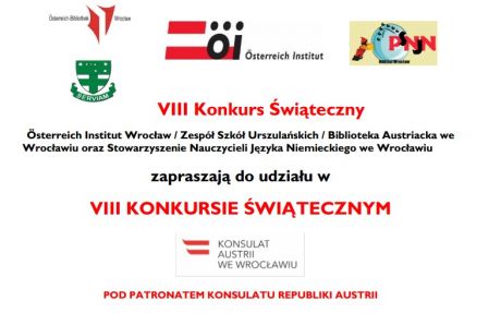 Instytut Austriacki we Wrocławiu zaprasza do udziału w Konkursie Świątecznym