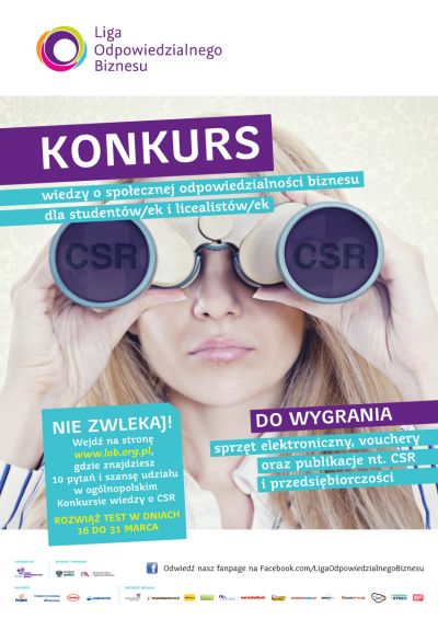 Konkurs CSR - plakat