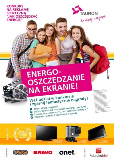 Plakat_Konkurs Energooszczędzanie na ekranie