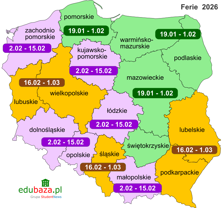 mapa_Polski_ferie_2026.webp