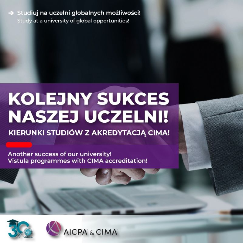 Vistula z akredytacją CIMA