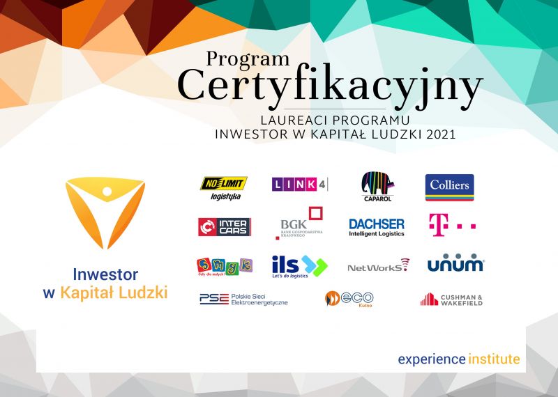 Pracodawcy nagrodzeni w ramach Programu Inwestor w Kapitał Ludzki