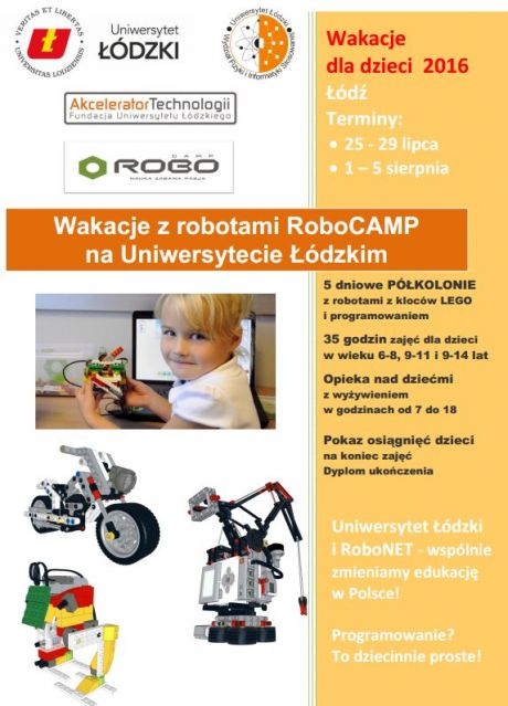 RoboCamp w UŁ