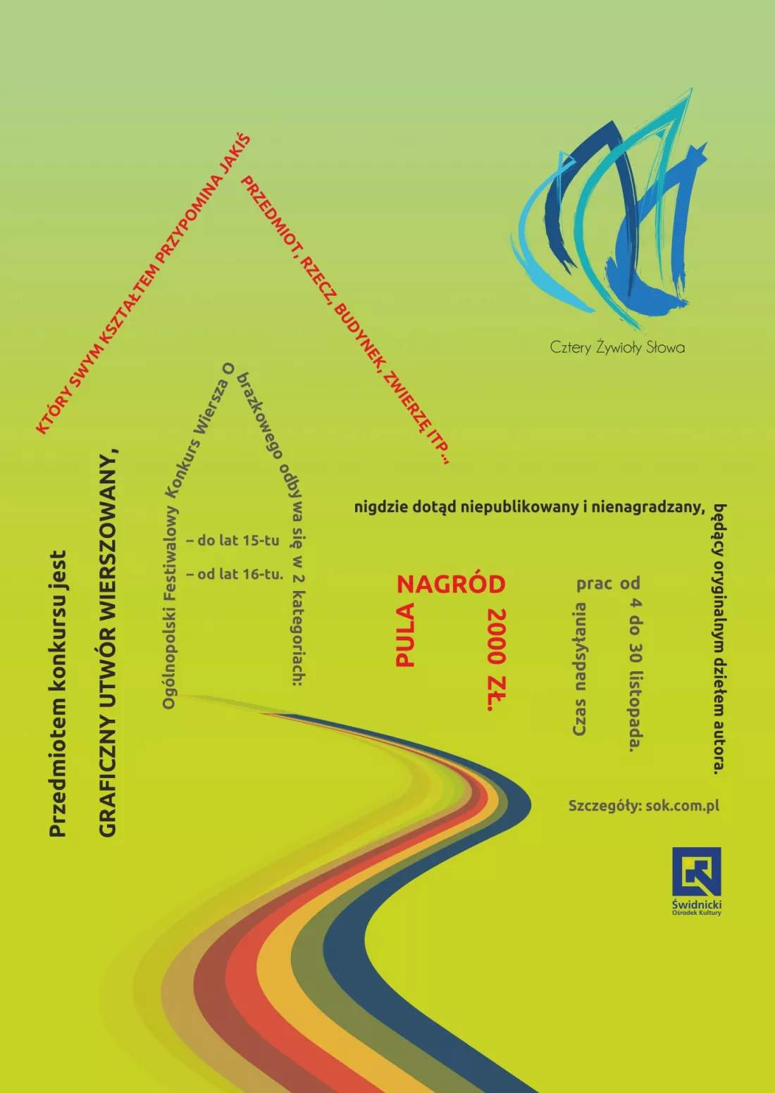 Konkurs na wiersz obrazkowy