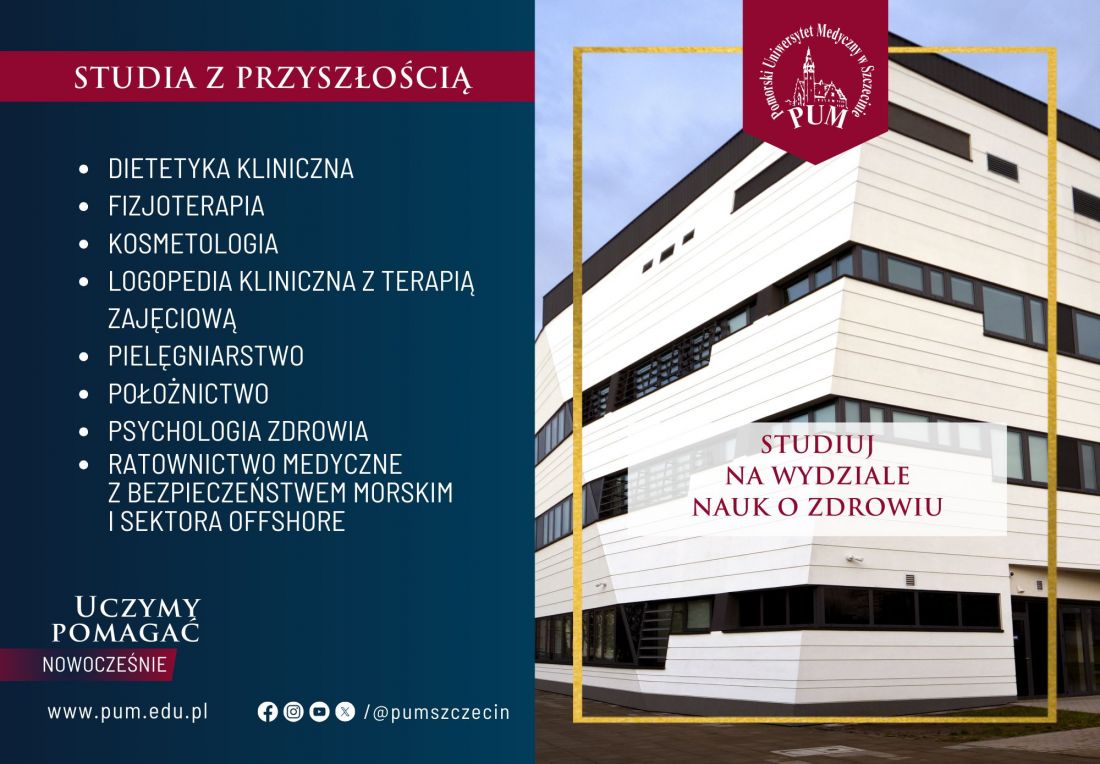 Studia na Wydziale Nauk o Zdrowiu na PUM to dobry wybór