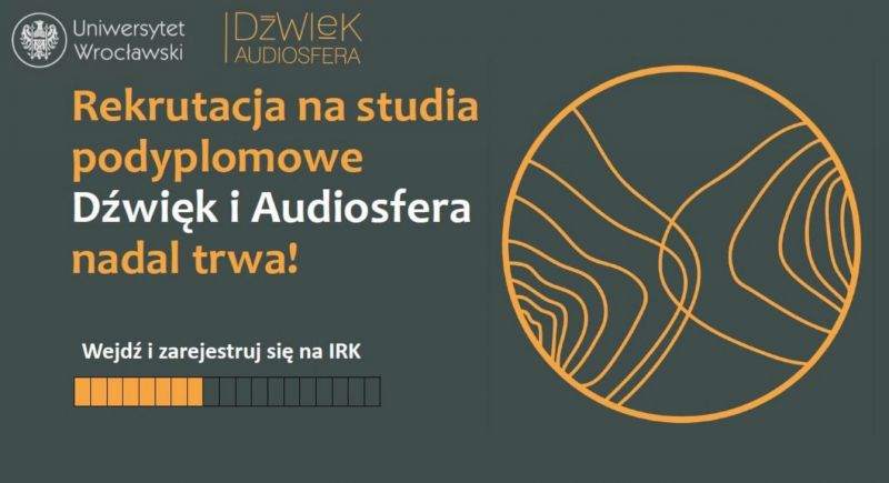 Dźwięk i audiosfera - rekrutacja na studia podyplomowe na UWr trwa