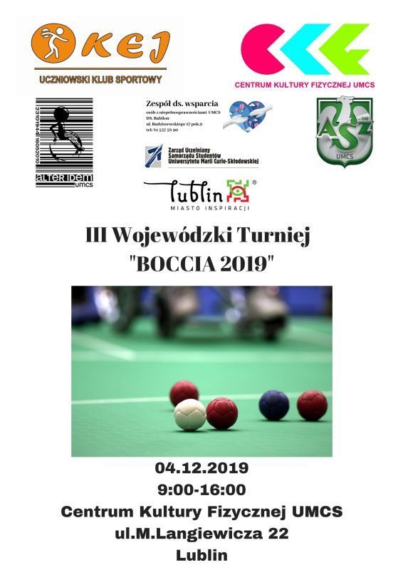 Turniej Boccia 2019