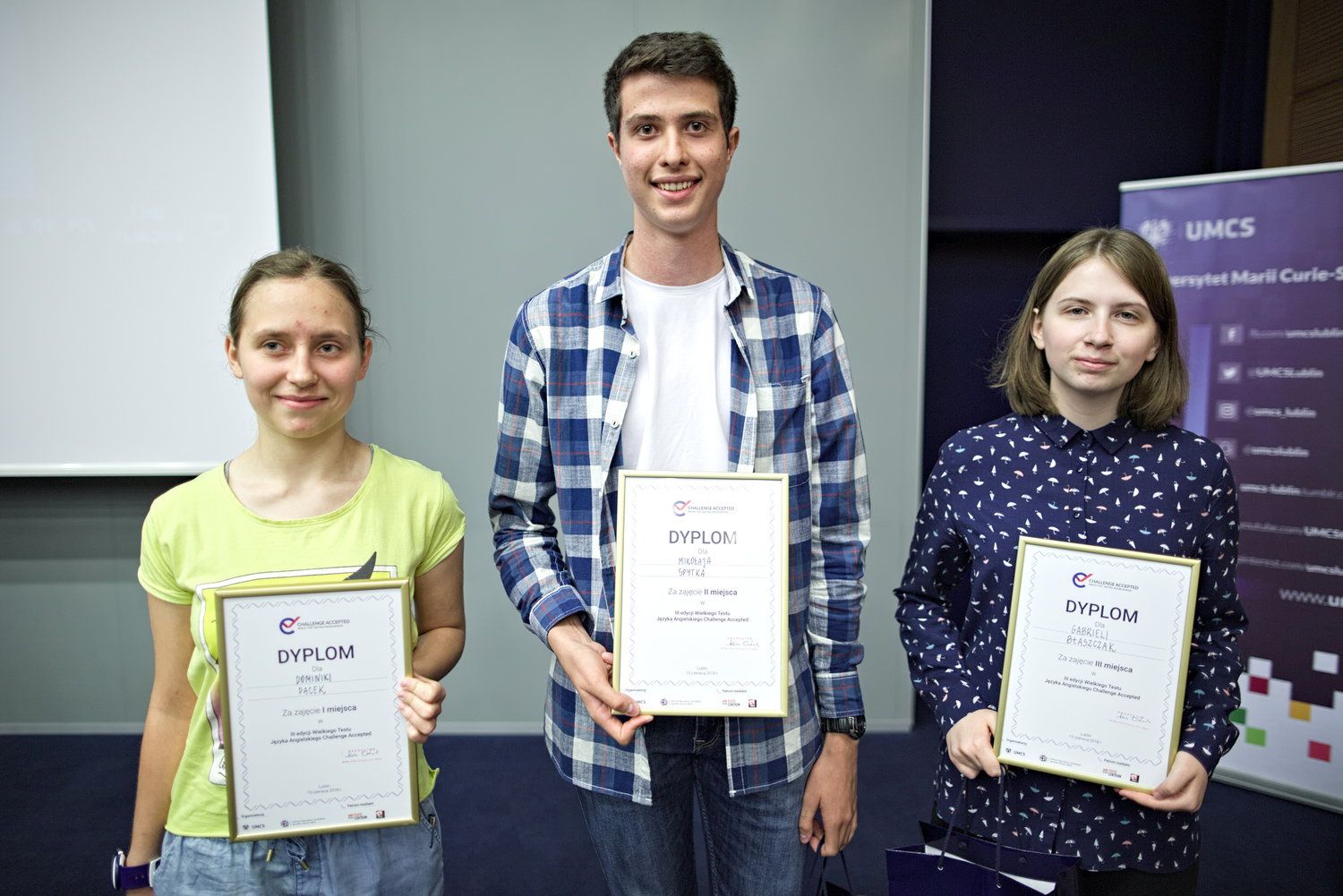 Wielki Test Języka Angielskiego Challenge Accepted fot. Bartosz Proll  UMCS - 8