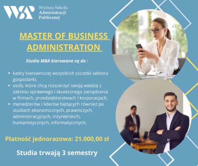 Studia MBA w WSAP
