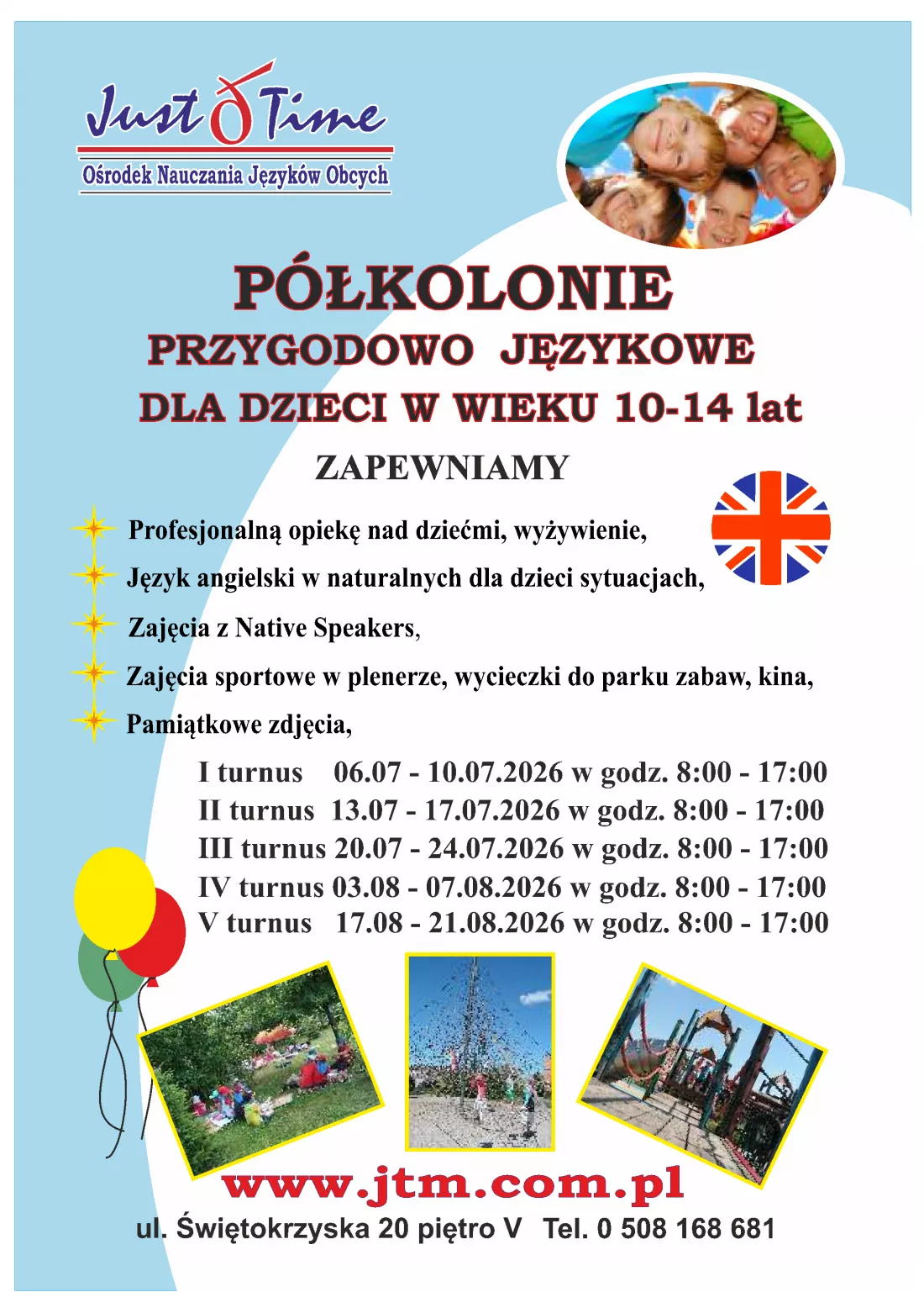 Półkolonie językowe