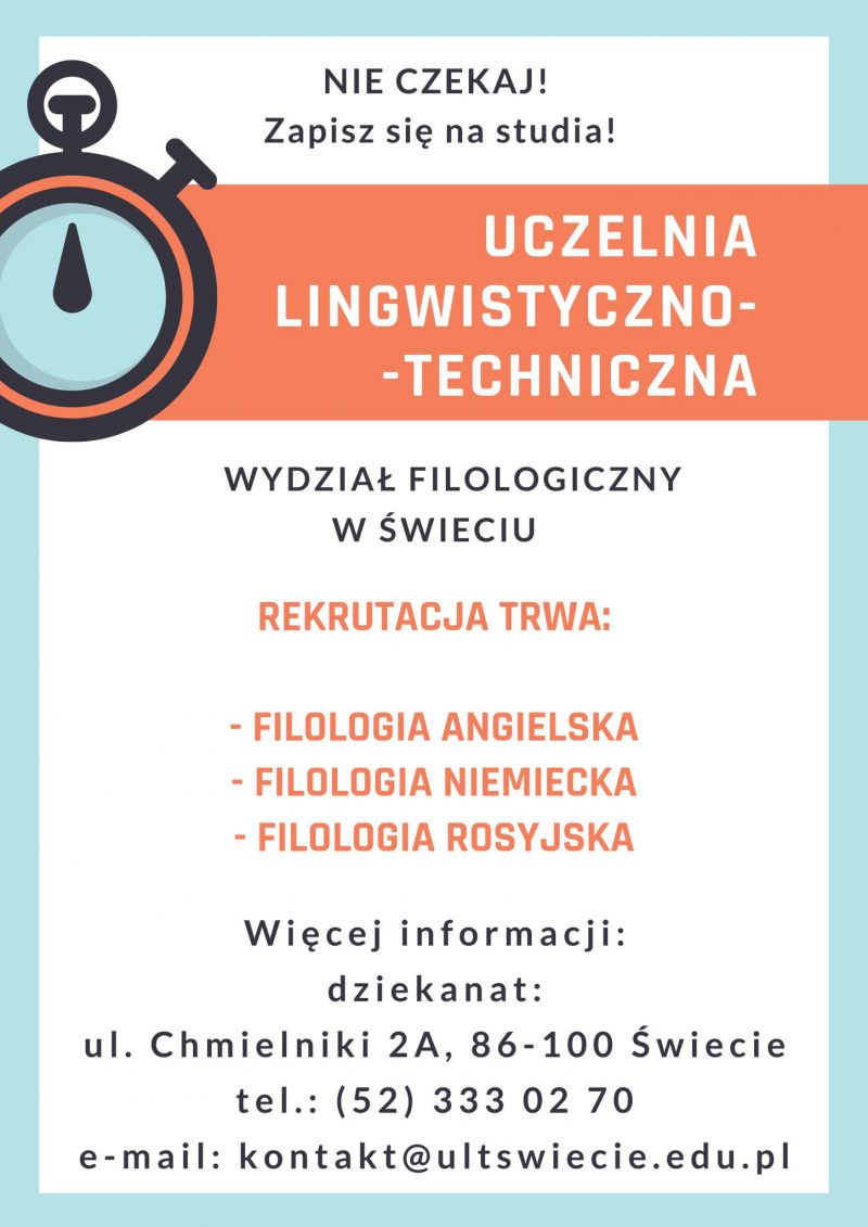 Studiuj filologię w ULT