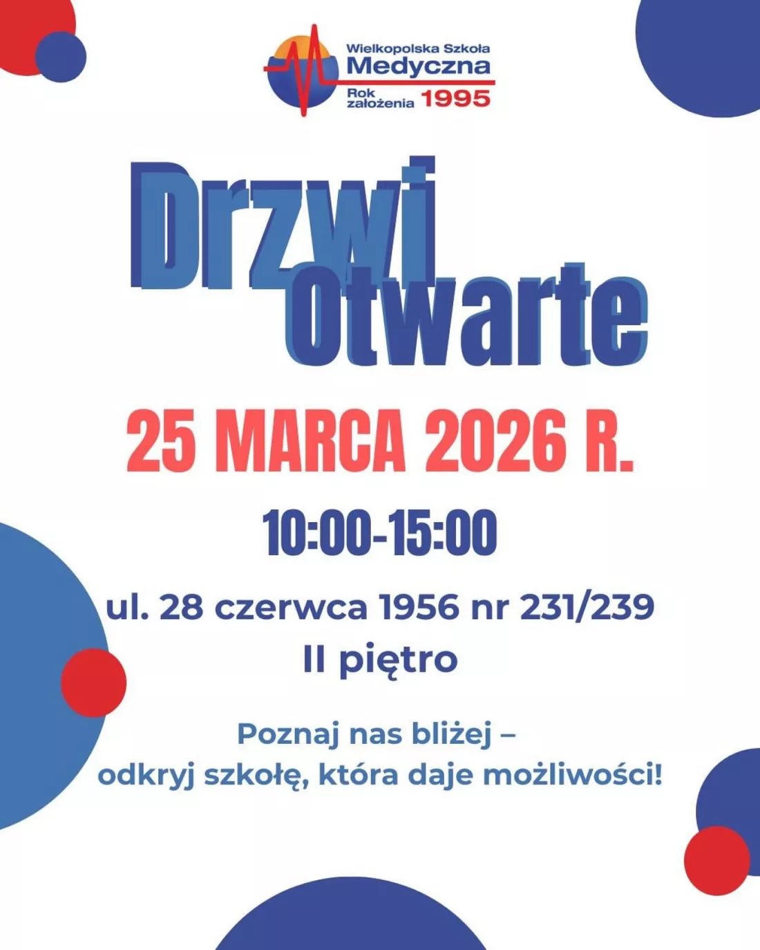 Drzwi otwarte w Wielkopolskiej Szkole Medycznej