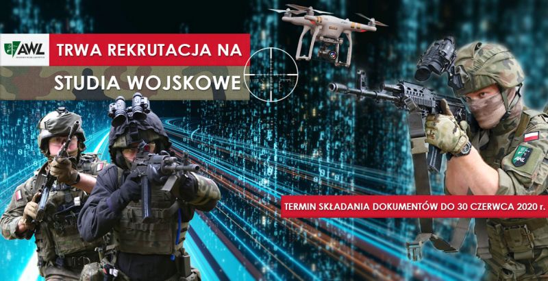 Rekrutacja na studia wojskowe w AWL