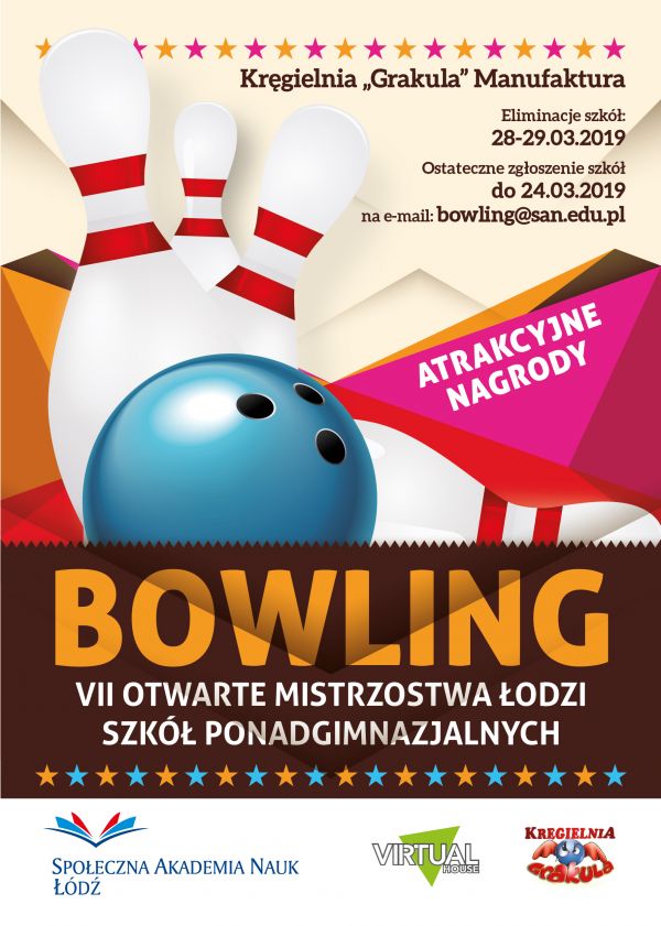 Otwarte Mistrzostwa Łodzi Szkół Ponadgimnazjalnych w Bowling