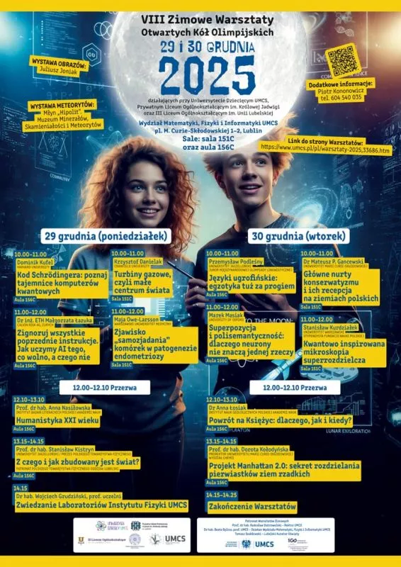 VIII Zimowe Warsztaty Otwartych Kół Olimpijskich na UMCS