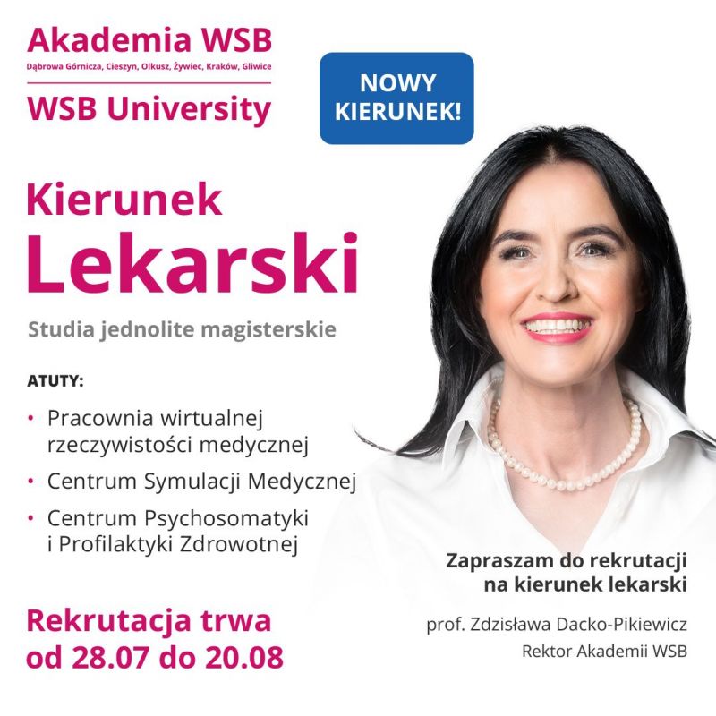 Kierunek lekarski w Akademii WSB