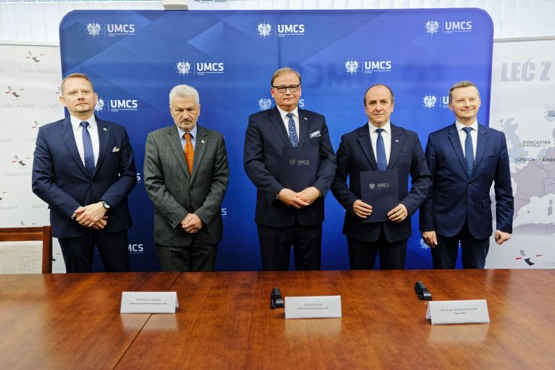 Porozumienie UMCS i Portu Lotniczego Lublin - fot. Bartosz Proll UMCS