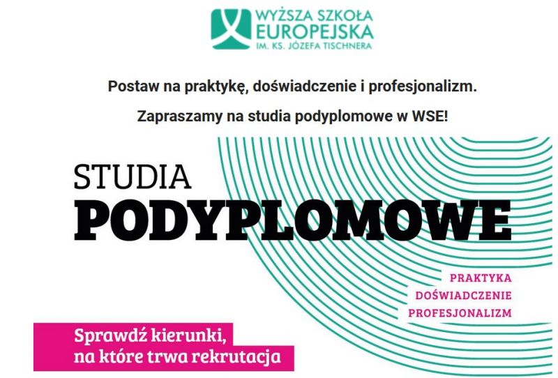 Nadal trwa nabór na studia podyplomowe w WSE