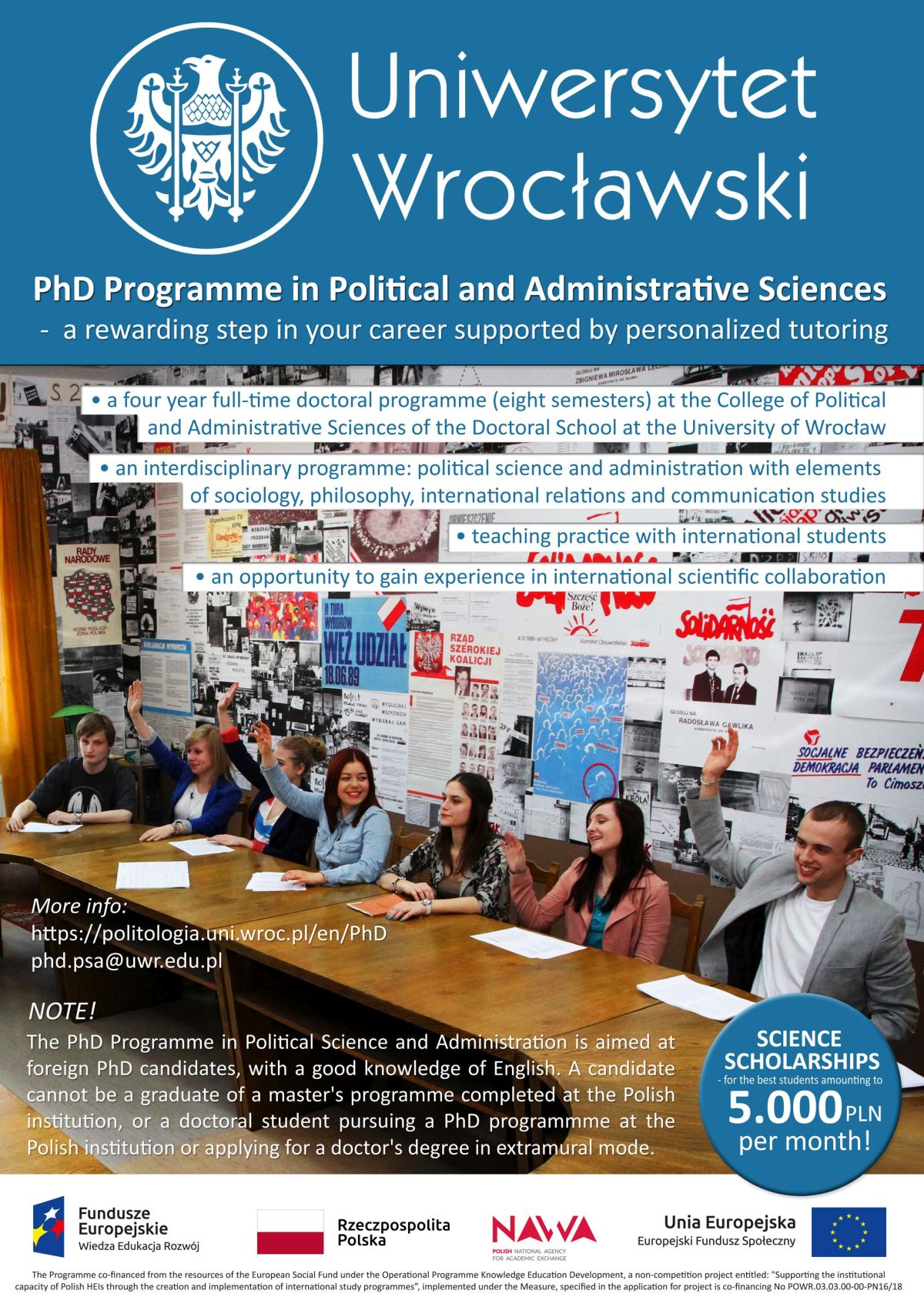 PhD Programme in Political and Administrative Sciences  - 1
