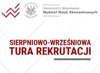 Dodatkowa rekrutacja na WNE UW