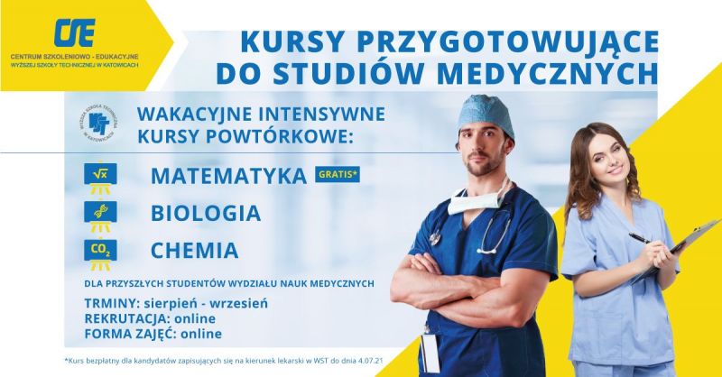 Kursy dla kandydatów na kierunki medyczne