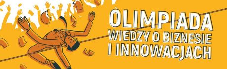 Olimpiada Wiedzy o Biznesie i Innowacjach - baner