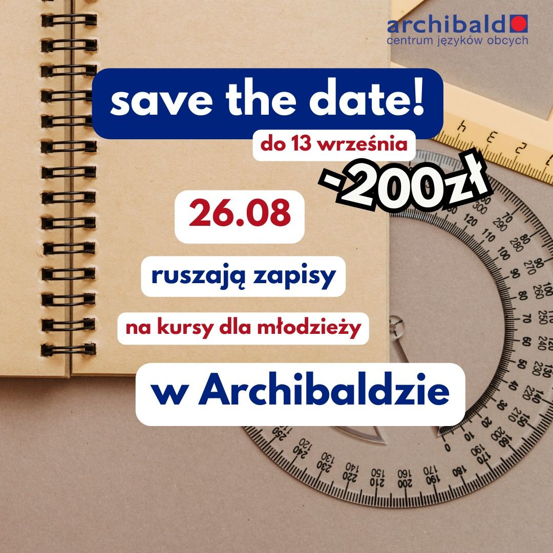 Promocja na kursy jęzukowe w Archibaldzie